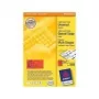 Avery - Etiquetas para lombada de dossiê (File Folder Labels) - vermelho - 70 x 37 mm - 2400 etiquetas (100 folhas x 24) (3448)