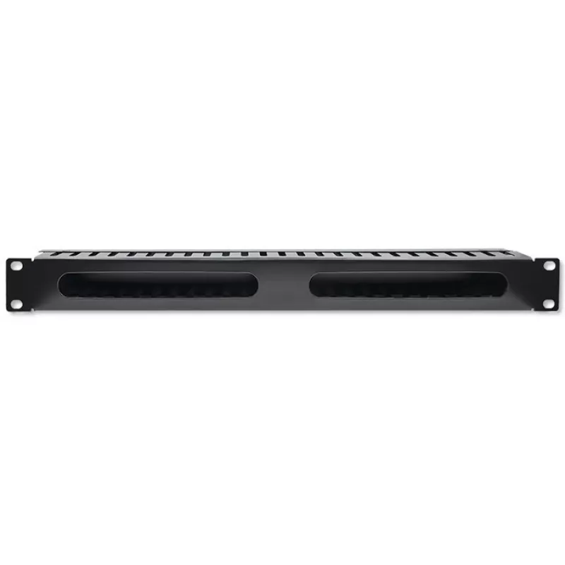 Gestor de cabos QOLTEC 54514 para racks de 19 polegadas, 24 portas