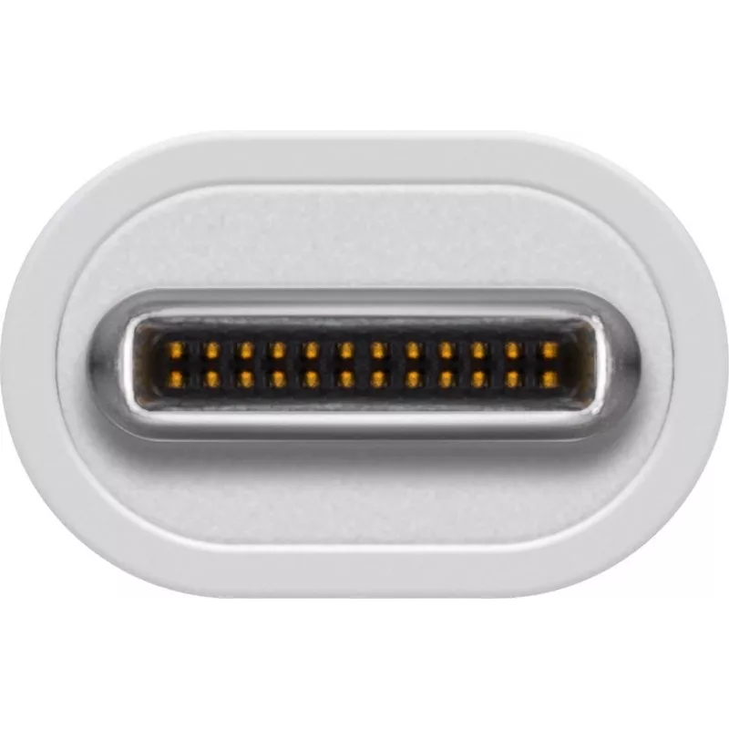 Wentronic Goobay Adaptador multiporto USB-C™ 4x, branco - ligação simultânea de 4x conector fêmea USB 3.0 A a ficha USB-C™ (66274)