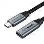 Cabo de extensão USB 3.0 Type-C (M) - USB Type-C (F), 5 Gbit/s, 60 W, 4K/60 Hz, 0,5 m