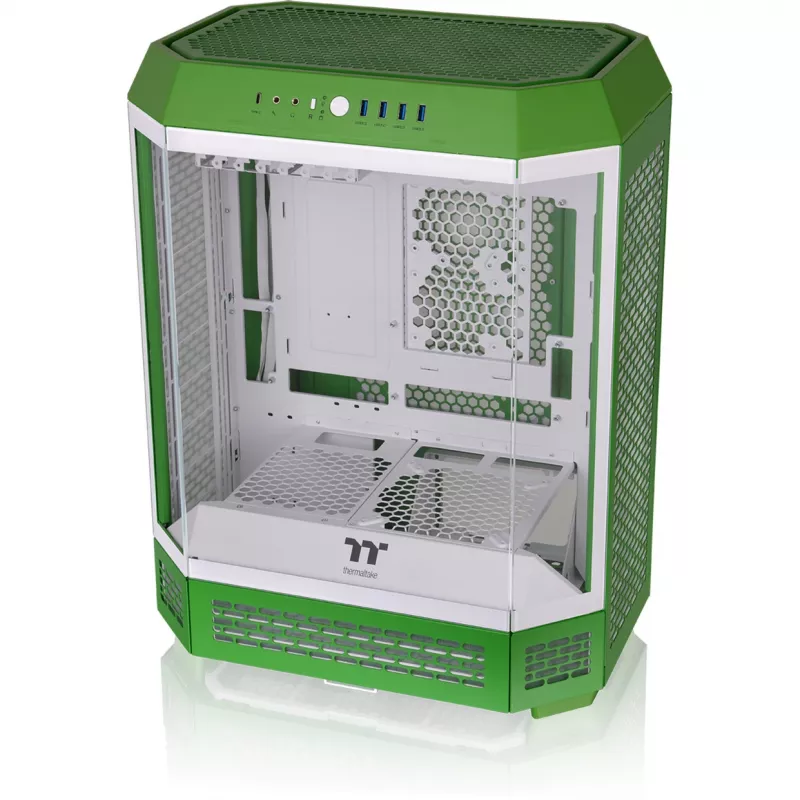 Thermaltake The Tower 600 Caixa Mid-Tower ATX com janela lateral em vidro (Verde/Branco)