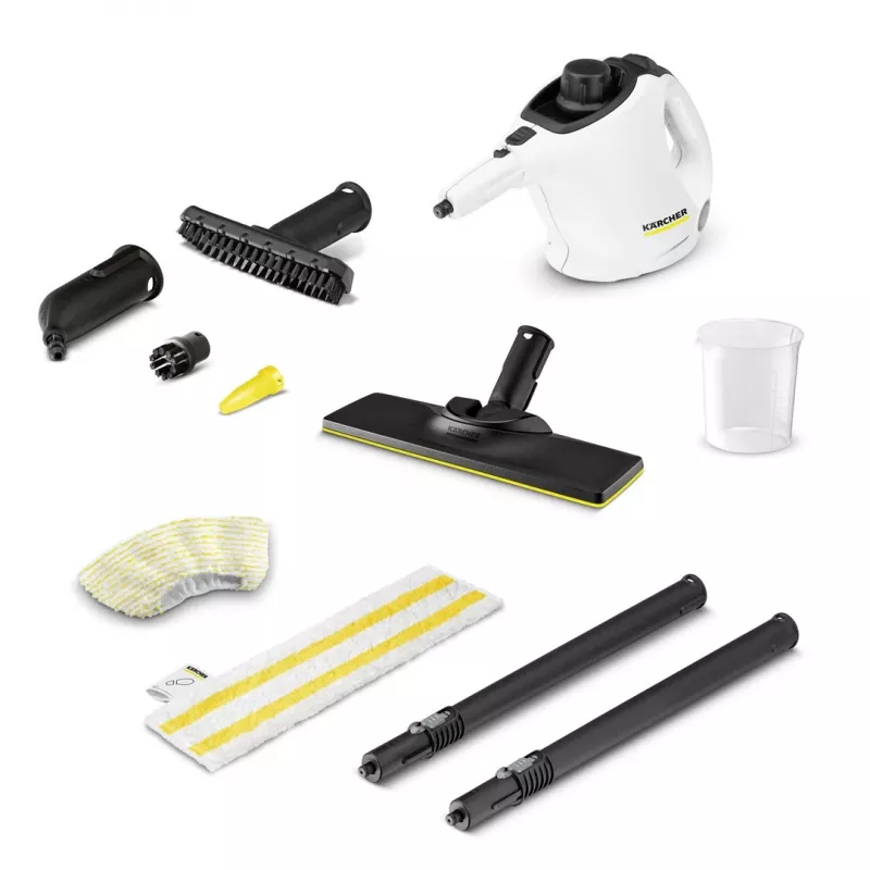Kärcher SC 1 EasyFix Limpador a vapor portátil 1200 W Preto, Branco