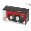 Altifalantes para PC 2 vias Audiocore AC870 B — 3 W RMS, alimentação USB com fios, entrada de 3,5 mm, 2.0 canais