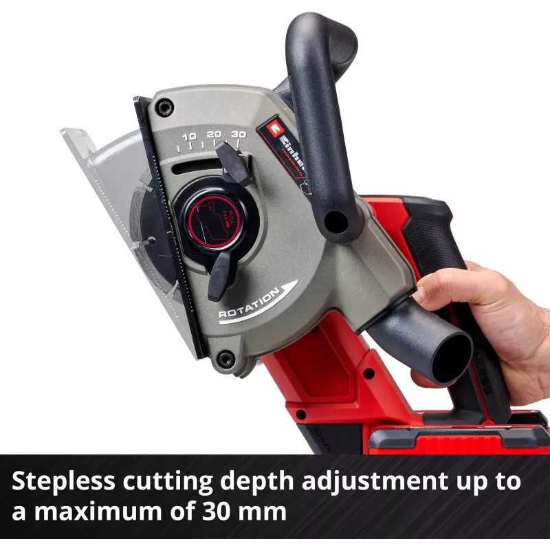 Fresadora de ranhuras EINHELL TP-MA 36/30 Li BL-Solo 36 V, sem fio, motor sem escovas, modelo 4350800