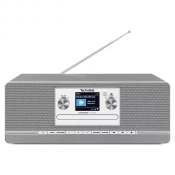 TechniSat DIGITRADIO 372 CD IR rádio internet analógico e digital antracite, prateado