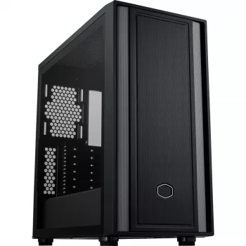 Caixa de PC Cooler Master MasterBox 600 Lite, torre MIDI, E-ATX, vidro temperado - preto