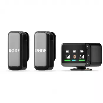Kit de microfone lavalier sem fios Rode Wireless Micro Camera Kit com transmissor e recetor sem fios