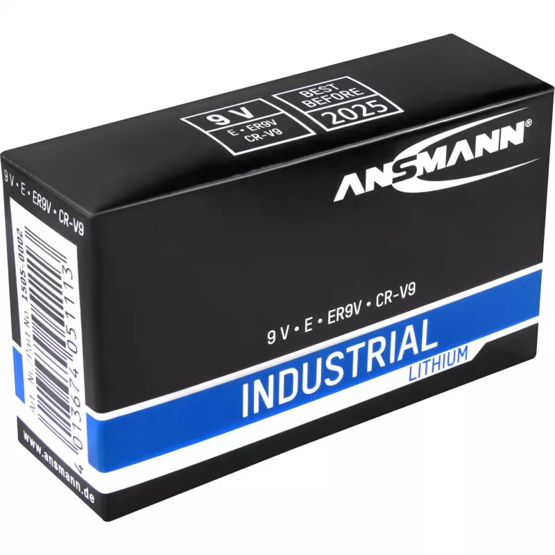 Ansmann 1505-0002 - pilha descartável - lítio - 9 V - 5 unid. - preto - -40 - 60 °C