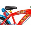 Bicicleta infantil Toimsa 16 polegadas Paw Patrol vermelha modelo 1678, rodas de 16 polegadas, mudanças de entrada