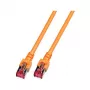 Cabo de patch RJ45 EFB-Elektronik Cat.6 S/FTP LSZH laranja 1m Fabricante: EFB Elektronik (K5516.1)