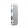 Hub Satechi Aluminum USB-C para iPad Pro prateado