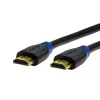LogiLink CH0062 cabo HDMI 2.0 High Speed com Ethernet, 4K/60Hz Ultra HD, 3D, conectores banhados a ouro, 2 m, preto