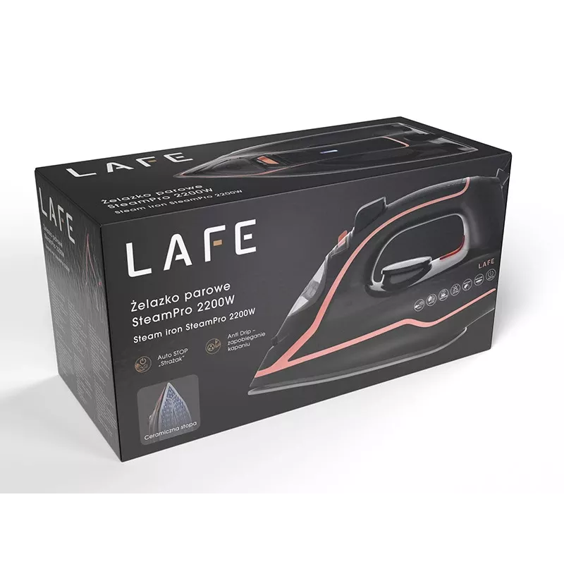 Lafe 47581 ferro de engomar a vapor SteamPro 2200W