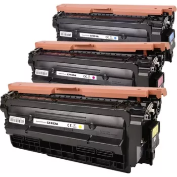 Renkforce toner substitui HP 201X, CF253XM compatível pack combinado ciano, magenta, amarelo 2300 páginas RF-Toner-HP201XDCMY RF-6922872 (RF-6922872)