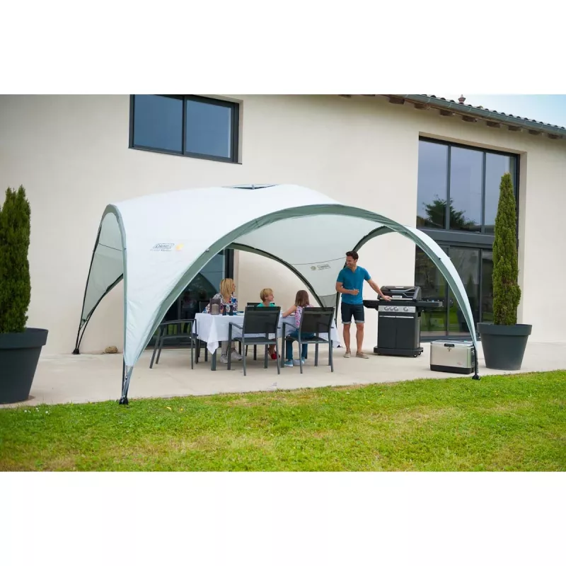 Pavilhão Event Shelter, 4,5 x 4,5 m (cinzento-claro/cinzento)