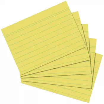 Ficha Herlitz 1150515 amarelo 1 unid.