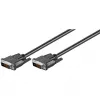 Cabo DVI-D FullHD Goobay Wentronic Dual Link, preto, 1,8 m – ficha DVI-D Dual-Link (24+1 pinos) > ficha DVI-D Dual-Link (24+1 pinos) (93573)
