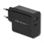 Fonte de alimentação QOLTEC 51717 45W 20V 3A carregador AC para interiores para smartwatch, preto