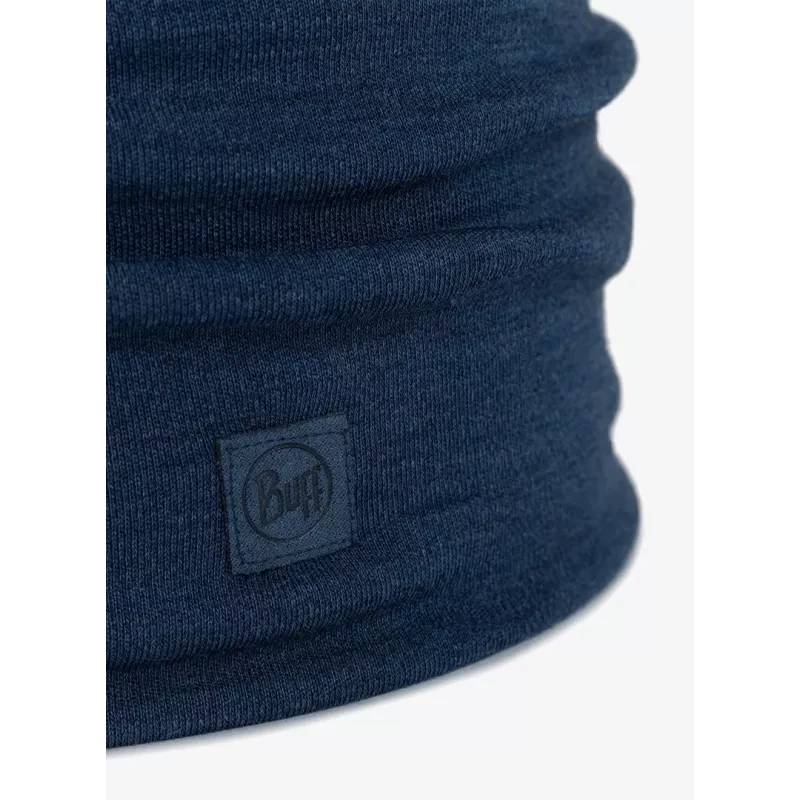 Buff Merino lã aquecedor de pescoço e rosto Sling modelo 113018.779.10.00 – pesado, sem costuras, unissexo, azul