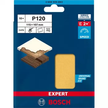Bosch 2 608 900 893 ferramenta rotativa acessório de lixa/abrasivo madeira folha de lixa