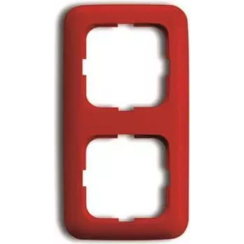 Moldura de cobertura BUSCH JAEGER 2512-217-101 vermelho RAL3020
