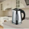 Chaleira elétrica Maestro MR-029New, 1 L, 1600 W, aço inoxidável, branco, indicador de nível de água