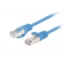 Lanberg PCF6-20CC-0025-B Cabo patch Cat6 FTP, 0,25 m, azul, 10 unidades
