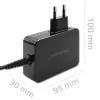 Fonte de alimentação GaN QOLTEC 52387 90W 1x USB‑C 5–20V
