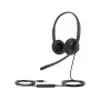 Yealink UH34 SE Lite Dual Teams Headset com fios, arco de cabeça, escritório/call center, USB Type-C, preto