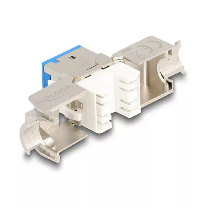 Módulo Keystone DeLOCK 88113 plano RJ-45 azul 10 unid.