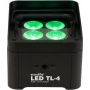 Luz de lavagem LED EUROLITE TL-4 QCL RGB+UV — LEDs RGB+UV 4-em-1 para iluminação de palco e eventos