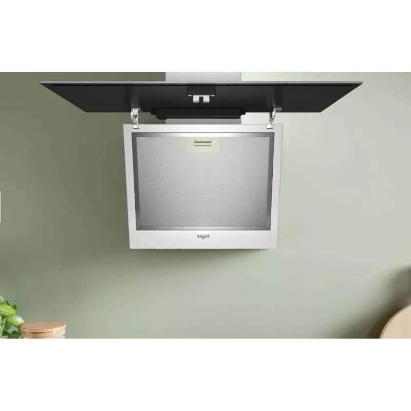 Exaustor de parede Bosch DWK65DK20, 590×325×690 mm, 550 m³/h, 3 velocidades, 62 dB, branco, filtro de gordura em alumínio