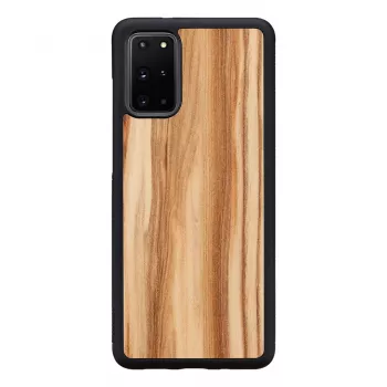 Capa para telemóvel Man and Wood Galaxy S20+ cappuccino preto – capa de proteção para smartphone