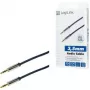 Cabo de áudio Logilink – ficha minijack 3,5 mm estéreo (macho) – 5 m – azul-escuro (CA10500)