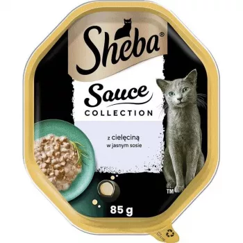 Saco de comida húmida Sheba tigela vitela em molho 85 g