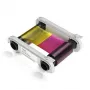 Fita YMCKO Evolis High Trust - cor (ciano, magenta, amarelo, preto resina, camada de proteção transparente) - fita (cor) - para Evolis Primacy, Zenius