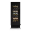Frigorífico de vinho de encastre Caso WineDeluxe WDU 18 – capacidade para 18 garrafas, classe de eficiência energética E, preto