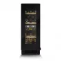 Frigorífico de vinho de encastre Caso WineDeluxe WDU 18 – capacidade para 18 garrafas, classe de eficiência energética E, preto
