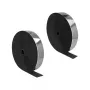 Fita de velcro heavy-duty DeLOCK autoadesiva 25 m x 50 mm preta