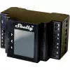 Módulo de relé para calha DIN Shelly 4 canais Pro 4PM Wi‑Fi, 4 canais, AC 110–240 V, medição de potência e energia, montagem em calha DIN