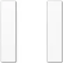Conjunto de teclas JUNG, 1 via completo A 501 TSA WW - conjunto de teclas 1 via