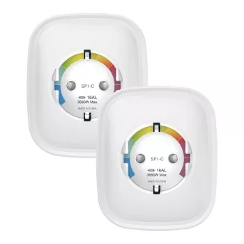 Tomada inteligente Wi-Fi Gosund SP1-HE pack de dois, compatível com HomeKit, 16A, 2 unid.