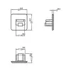 Tampa de segurança para conector fêmea RJ-45 DeLOCK 64019