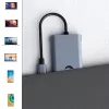 Adaptador USB-C 11-em-1 Hawk HW-HUB1101 — hub multiporta com 11 ligações