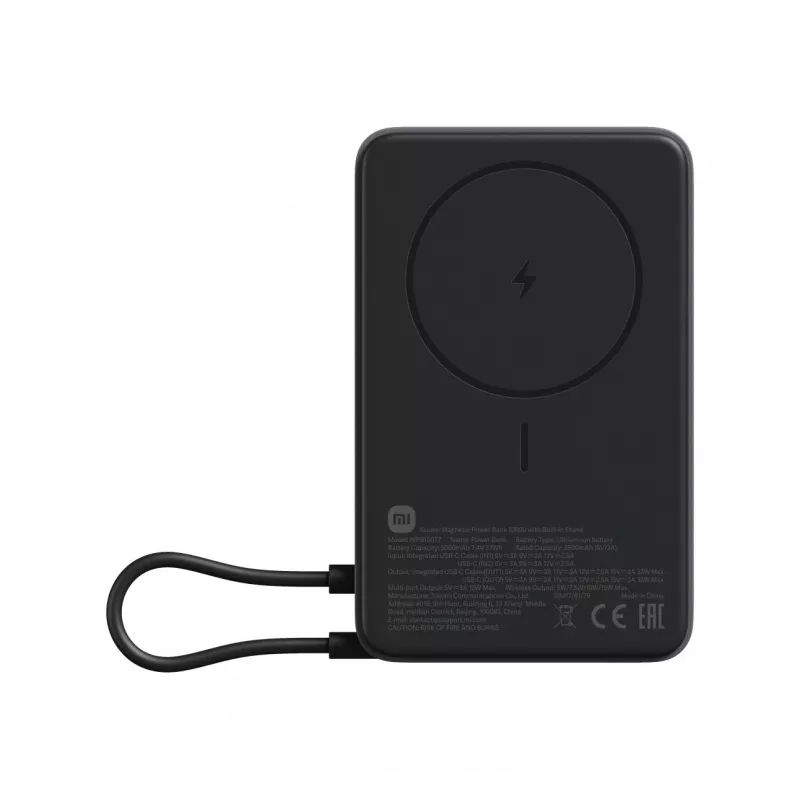 Xiaomi Power Bank 33W Magnetic 10000mAh, cinzento (BHR08P9GL)