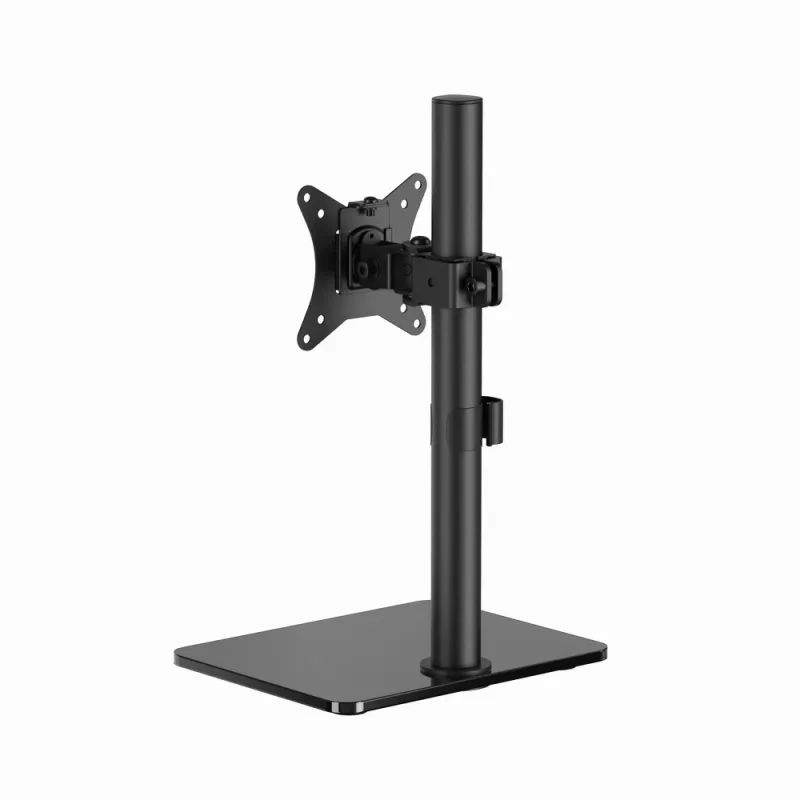 Suporte de secretária para monitor GEMBIRD MS-D1ST-03 totalmente articulado para ecrãs de 17–32 polegadas, aço, preto, VESA 75x75–100x100, 9 kg
