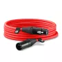 Cabo de áudio RØDE XLR6M-R 6 m XLR vermelho