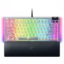 Teclado mecânico gaming hot-swappable Razer | BlackWidow V4 75% | Teclado gaming | Com fios | US | Phantom White Edition | USB Type-C | Razer Mechani