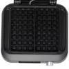 Máquina de waffles Adler AD 3087 — máquina de waffles belgas elétrica, 2200 W, 2 placas retangulares 9×17 cm, preta