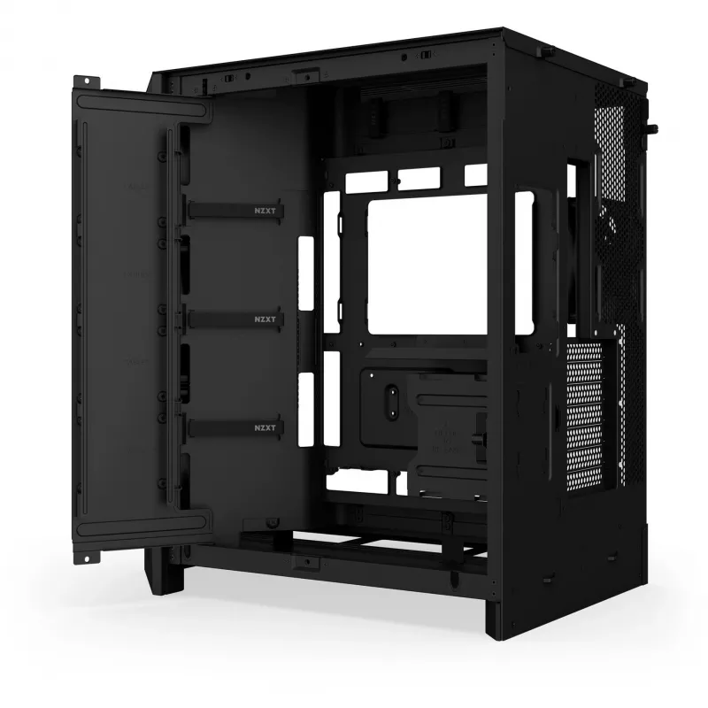 NZXT H9 Air Flow (2025) caixa Mid Tower grande de câmara dupla - preto